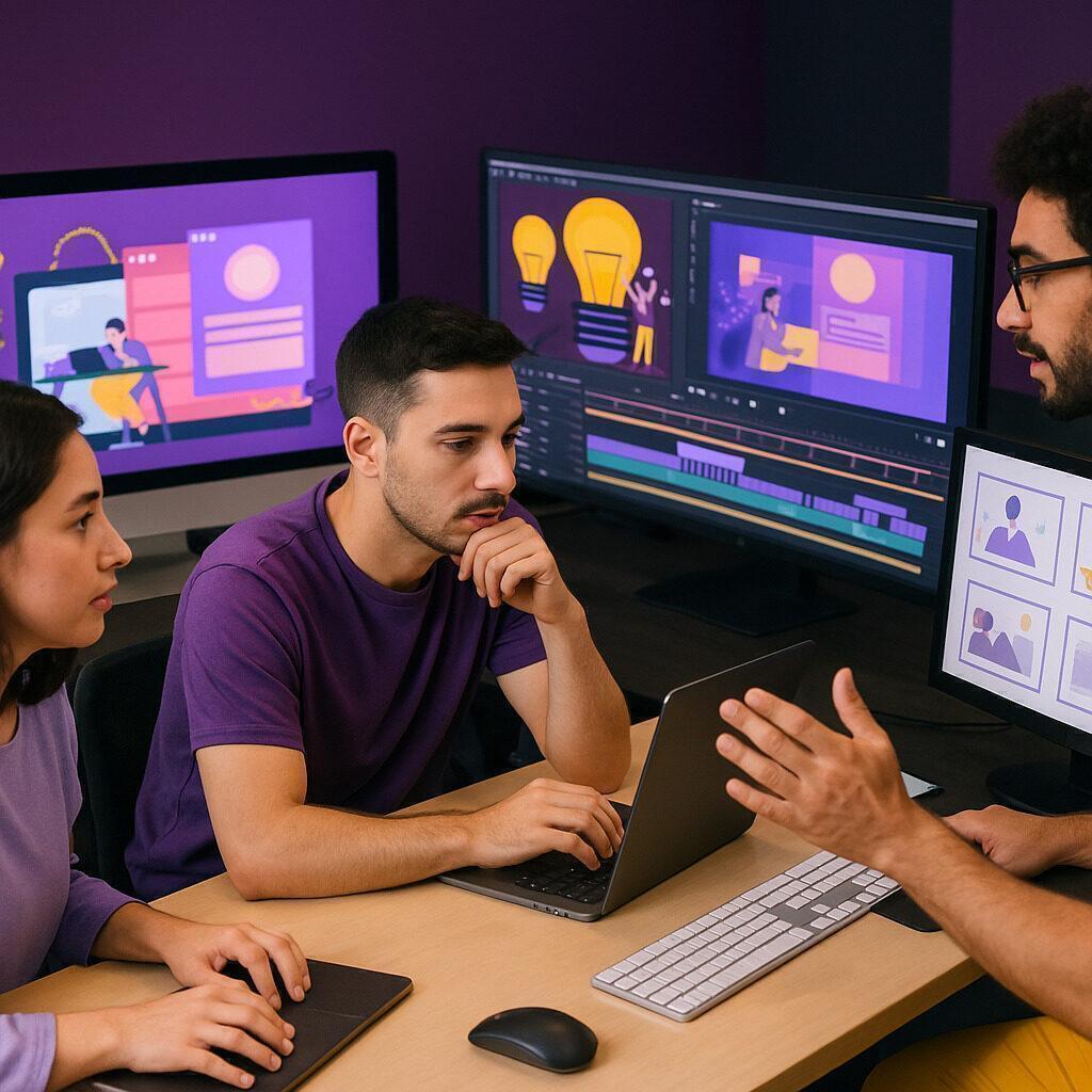Unser Team der Motion Designer – Carave.Video